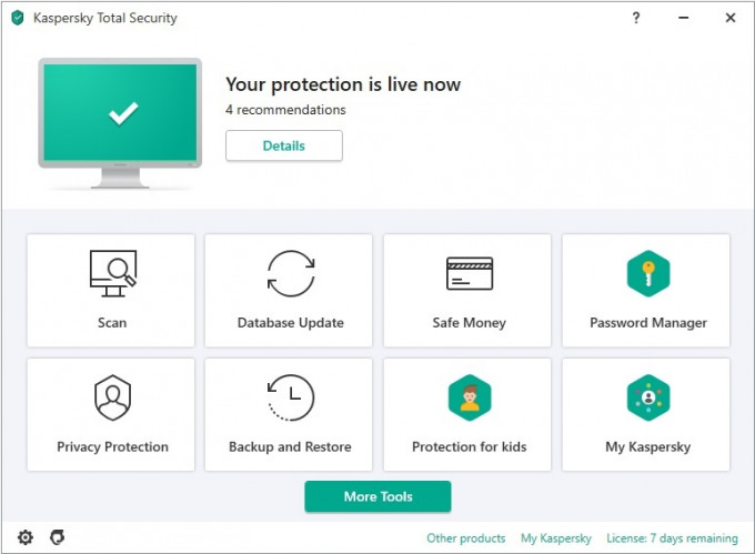 kaspersky not updating databases