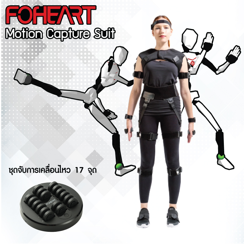 ชุดโมชั่น แคปเจอร์ Motion Capture Suite (FOHEART X)