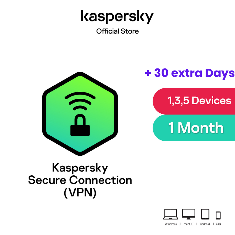 Kaspersky VPN Secure Connection 1 Device 1 Month