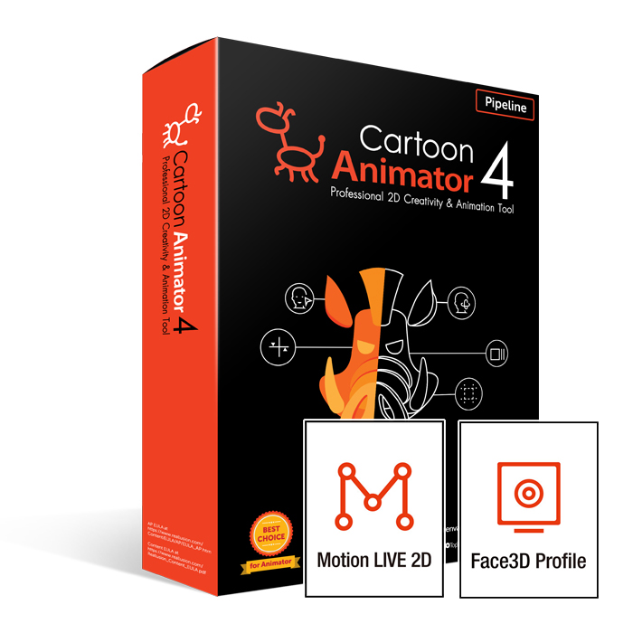 Cartoon Animator 4 Pipeline (Facial Mocap bundle) Life Time