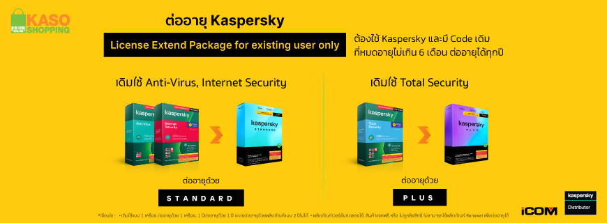 Kaspersky License extend package